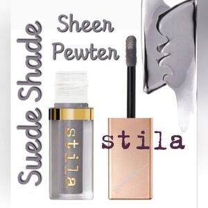 Stila Suede Shade Sheer Pewter Liquid Eyeshadow Brand New In Box Full Size